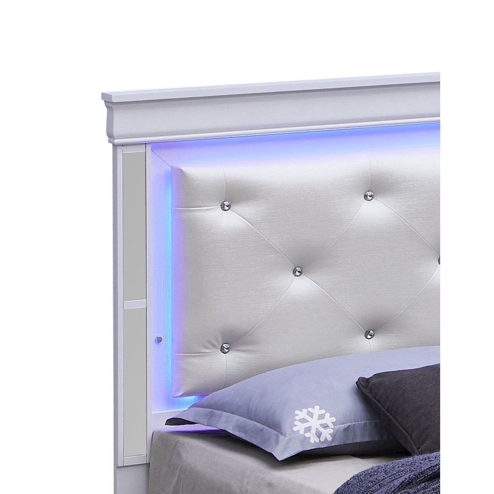 Glory Furniture Verona Full Storage Bed in White Color. Picture 13