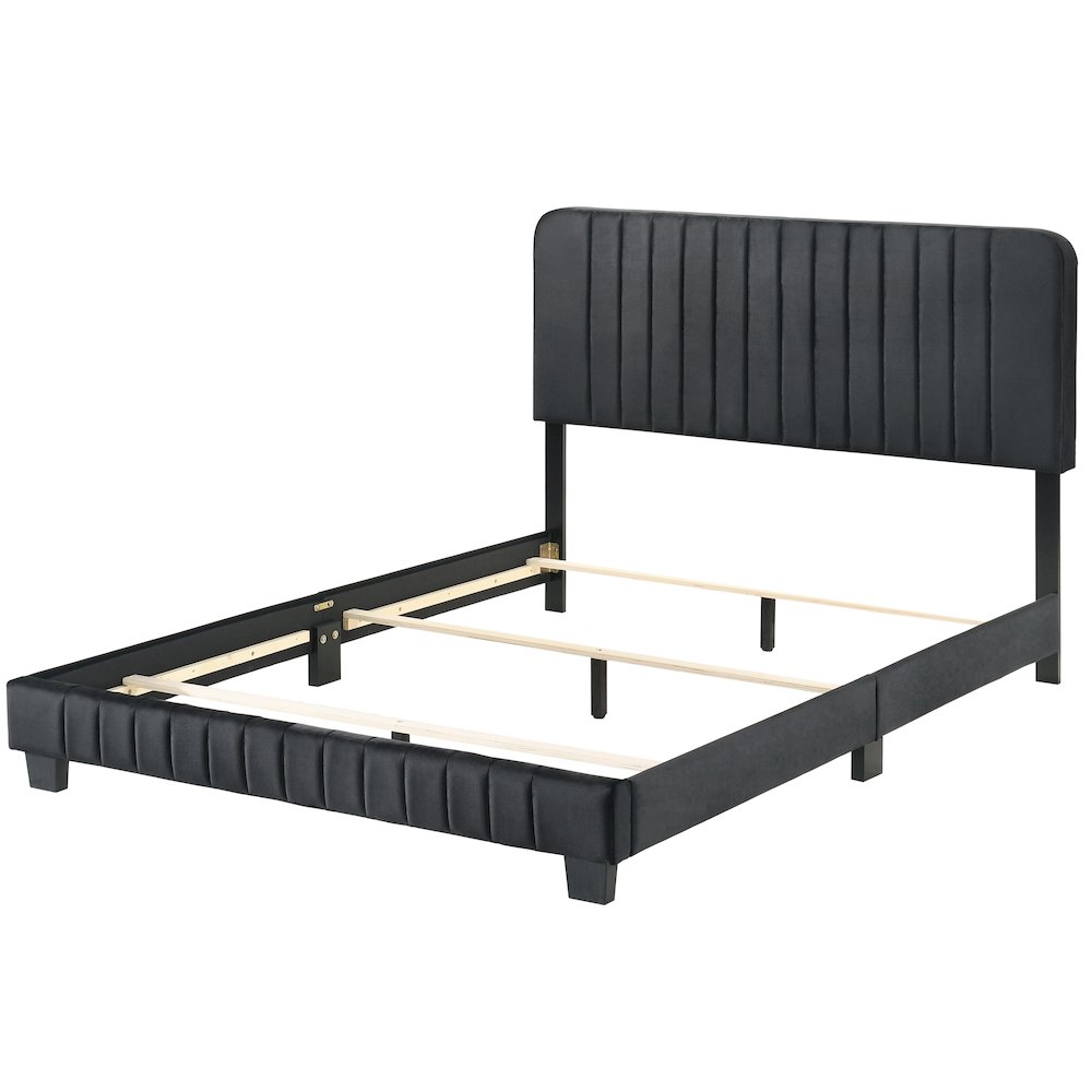 Glory Furniture Lodi King Bed in Black Color. Picture 9