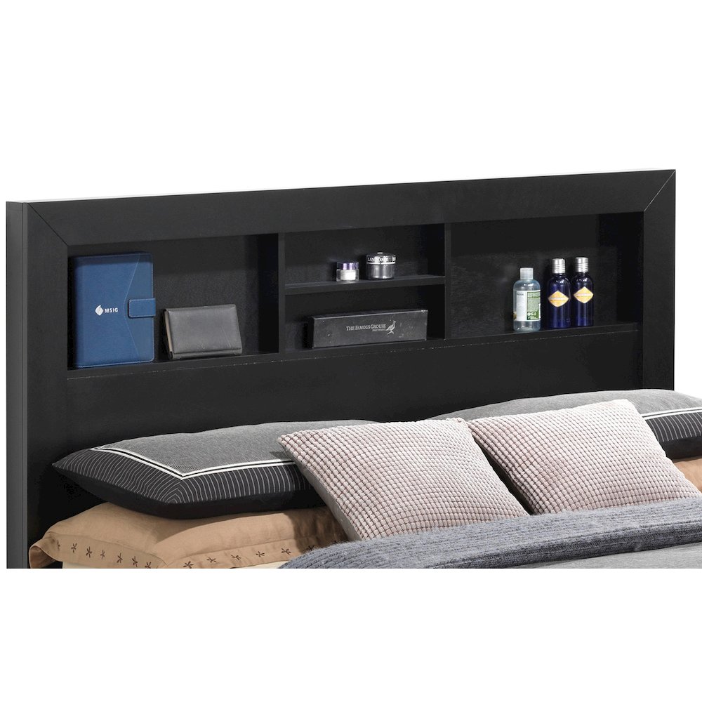 Glory Furniture Burlington Full Storage Bed in Black Color. Picture 8