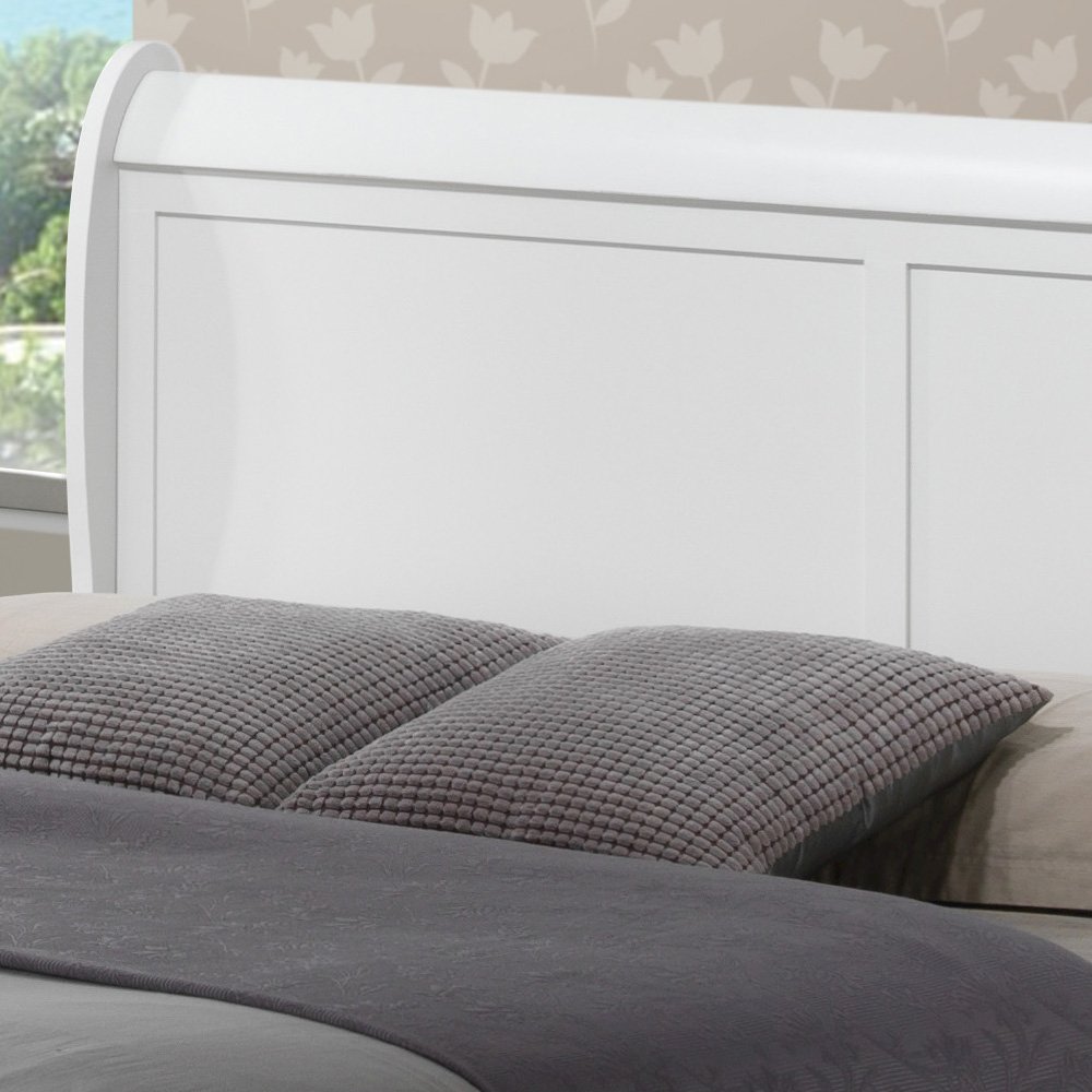 Glory Furniture Louis Phillipe King Bed in White Color. Picture 5