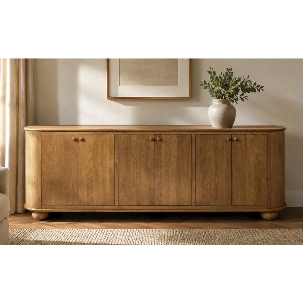 Astrid 6-Door Sideboard in Natural. Picture 2