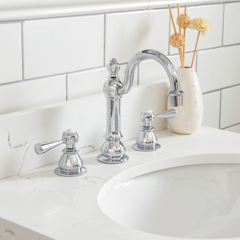 Queen 24 In. Single Sink Sink Carrara Quartz Countertop Bath Vanity. Picture 4
