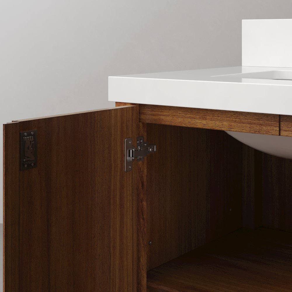 Sequoia 30 In. Single Sink Whitebrook Quartz Countertop Bath Vanity. Picture 8