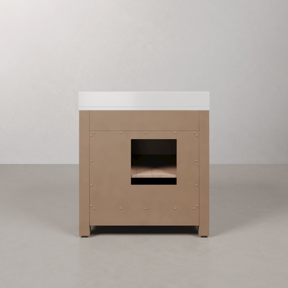 Belmont 36 In. Single Sink Pre-Assembled Transitional Style Bathroom Vanity. Picture 5