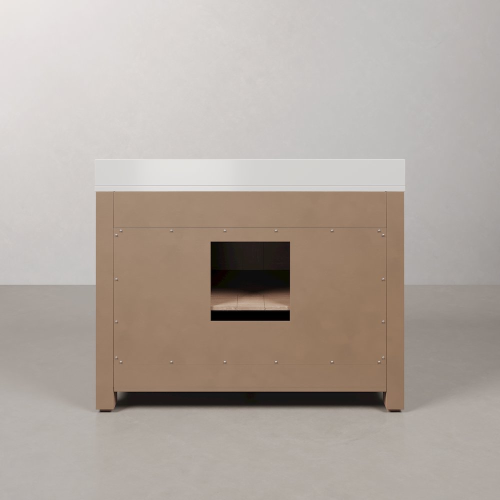 Belmont 48 In. Single Sink Pre-Assembled Transitional Style Bathroom Vanity. Picture 5