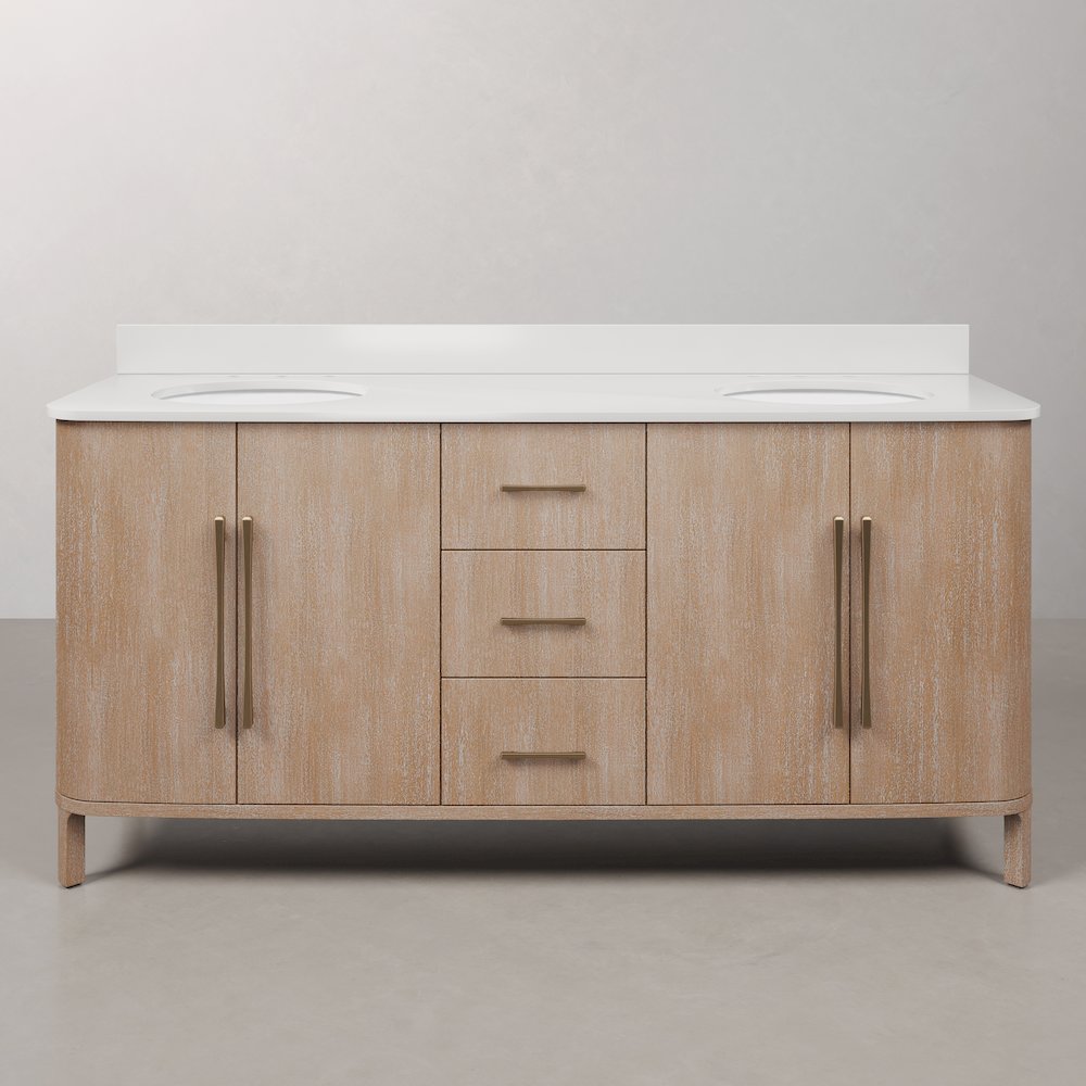 Cirilla 72 In. Single Sink Pre-Assembled Transitional Style Bathroom Vanity. Picture 2