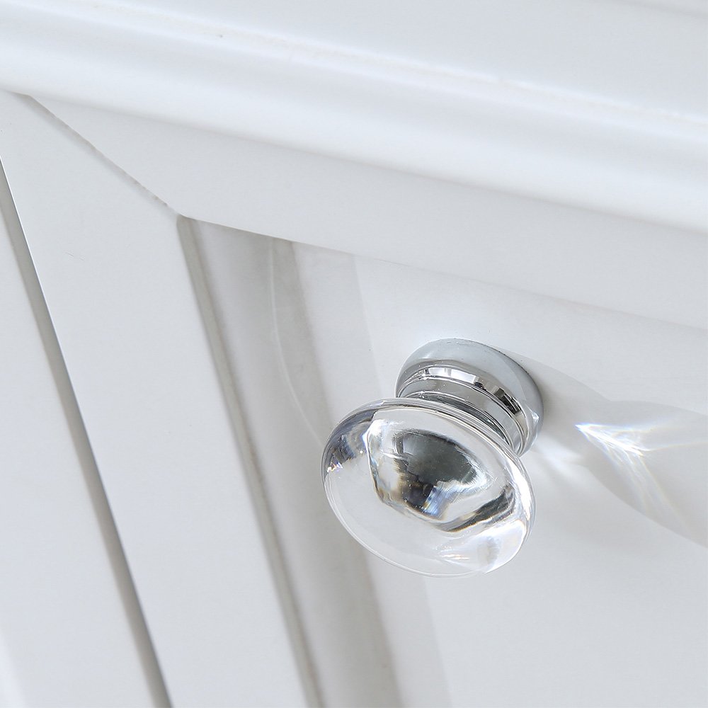 48 In. Single Sink Carrara White Marble Countertop Bath Vanity In Pure White. Picture 8