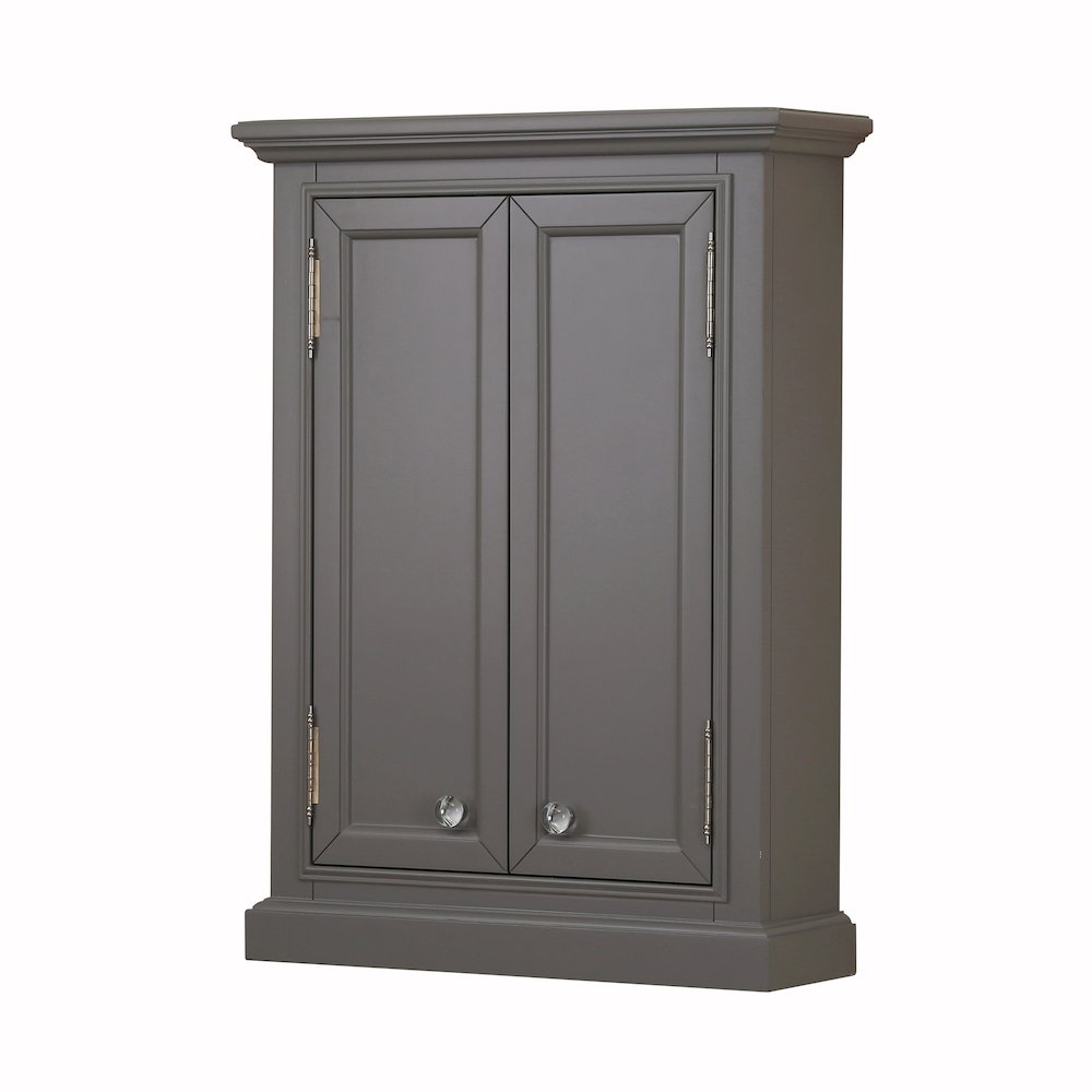 Bath Storage Wall Cabinet In Cashmere Grey. Picture 1