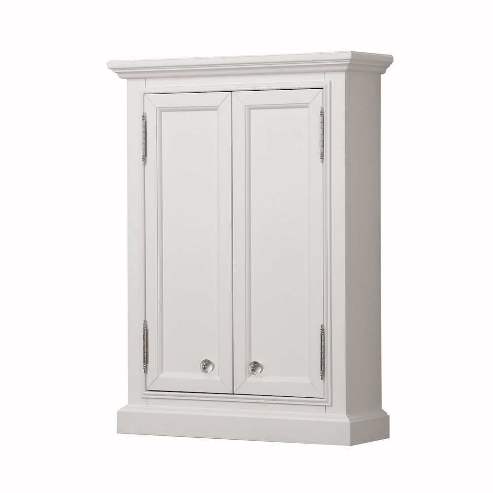 Bath Storage Wall Cabinet In Pure White. Picture 1