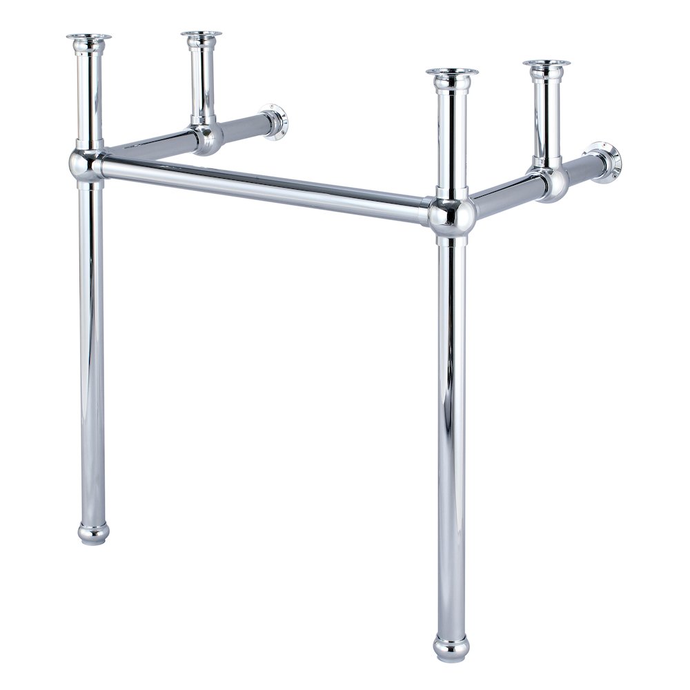 30 In. W. Single Wash Stand and P-Trap in Chrome Finish. Picture 1
