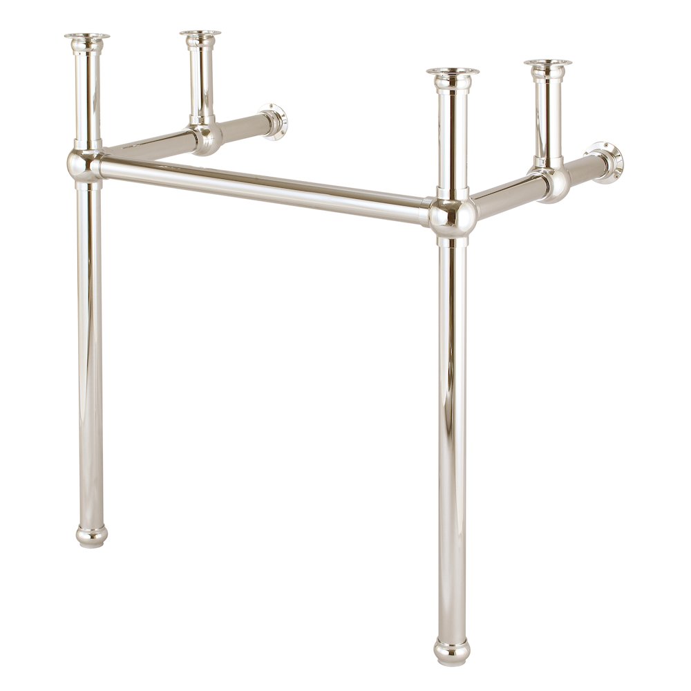 30 In. W. Single Wash Stand and P-Trap in Polished Nickel (PVD) Finish. Picture 1