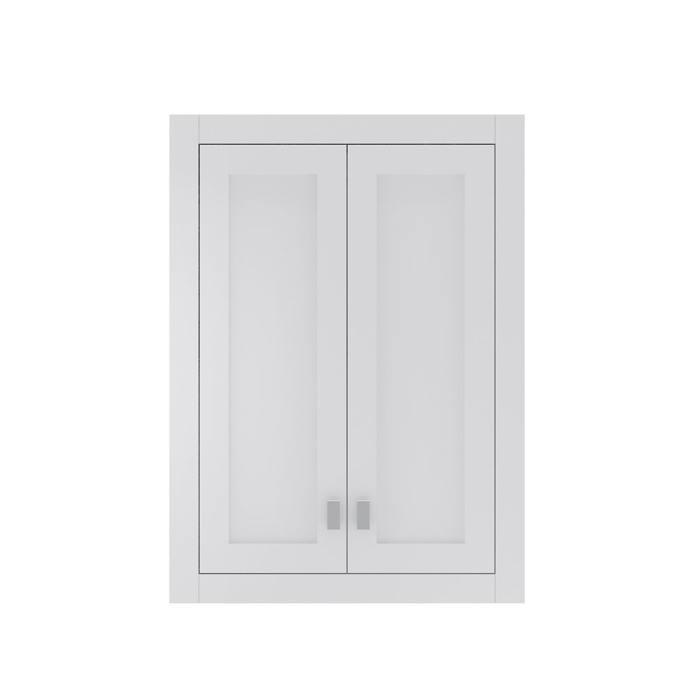 Bath Storage Wall Cabinet in Pure White. Picture 1