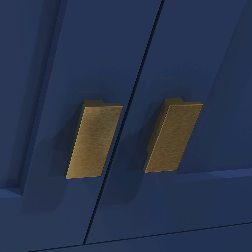 Bath Storage Wall Cabinet in Monarch Blue. Picture 7