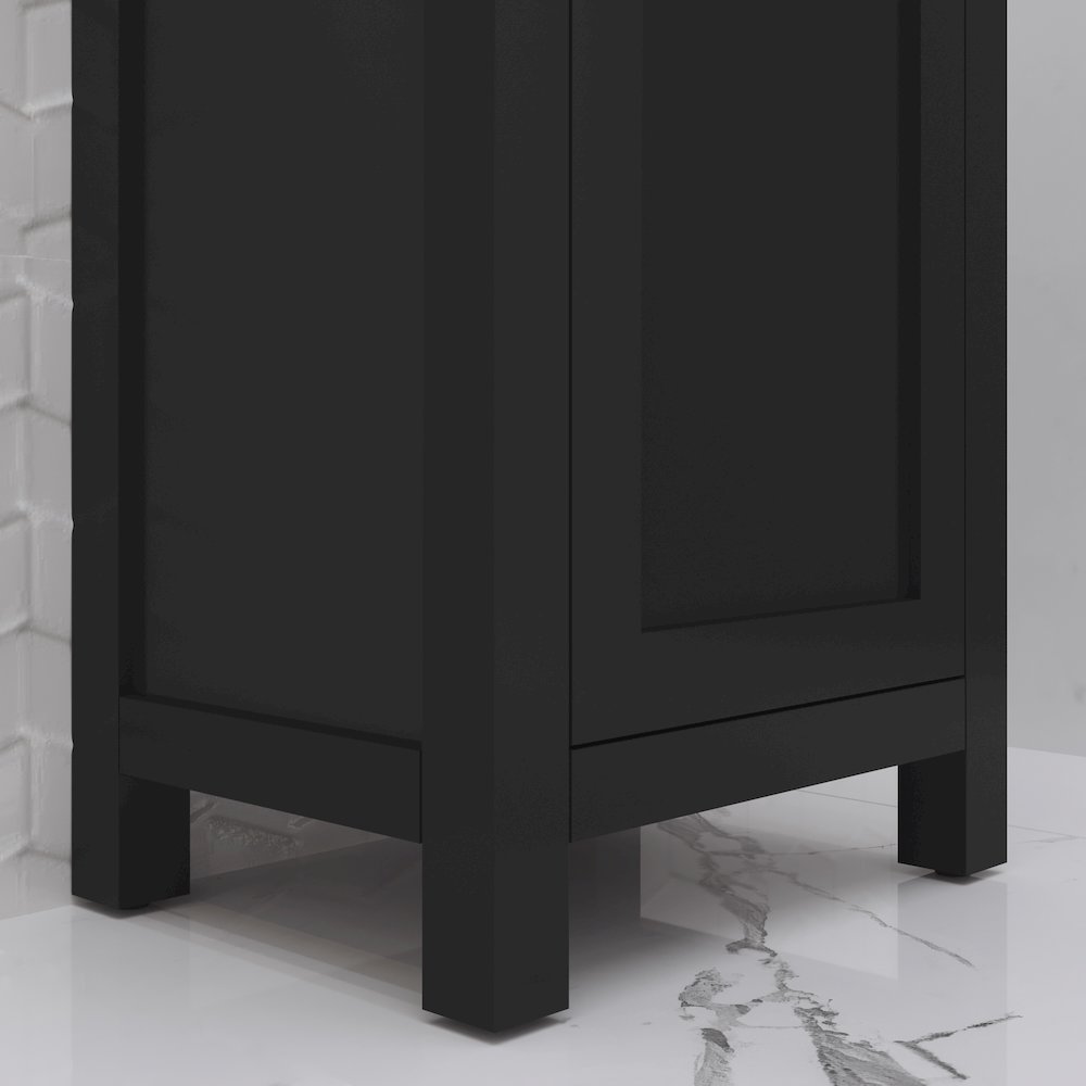 Mia 18 In. Integrated Ceramic Sink Top Bath Vanity in Espresso. Picture 6