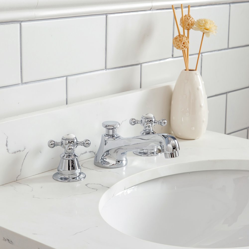 Queen 24 In. Single Sink Sink Carrara Quartz Countertop Bath Vanity. Picture 4