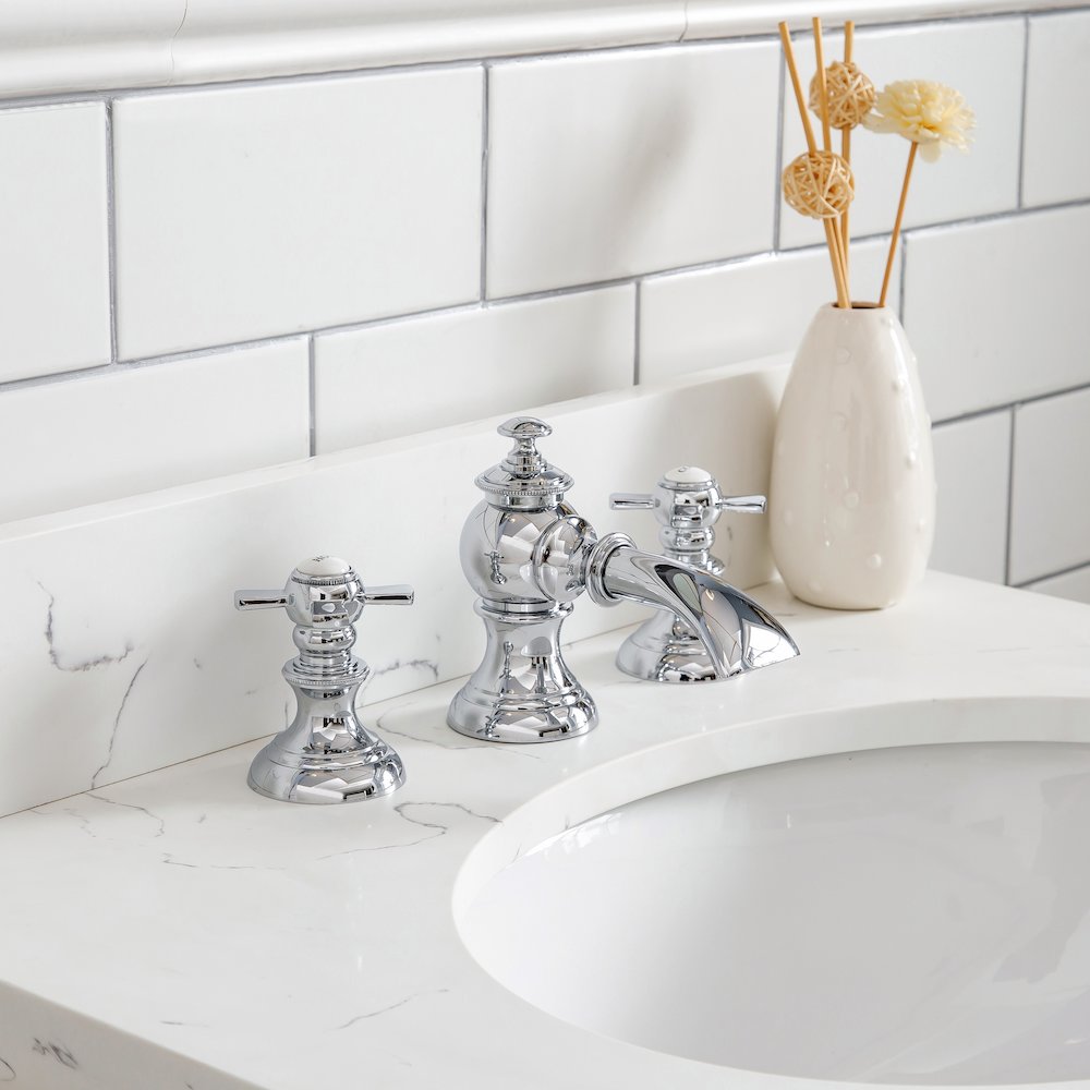 Queen 24 In. Single Sink Sink Carrara Quartz Countertop Bath Vanity. Picture 4