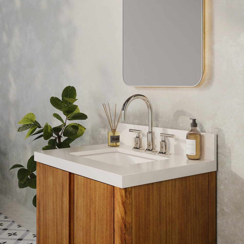 Sequoia 30 In. Single Sink Whitebrook Quartz Countertop Bath Vanity. Picture 12