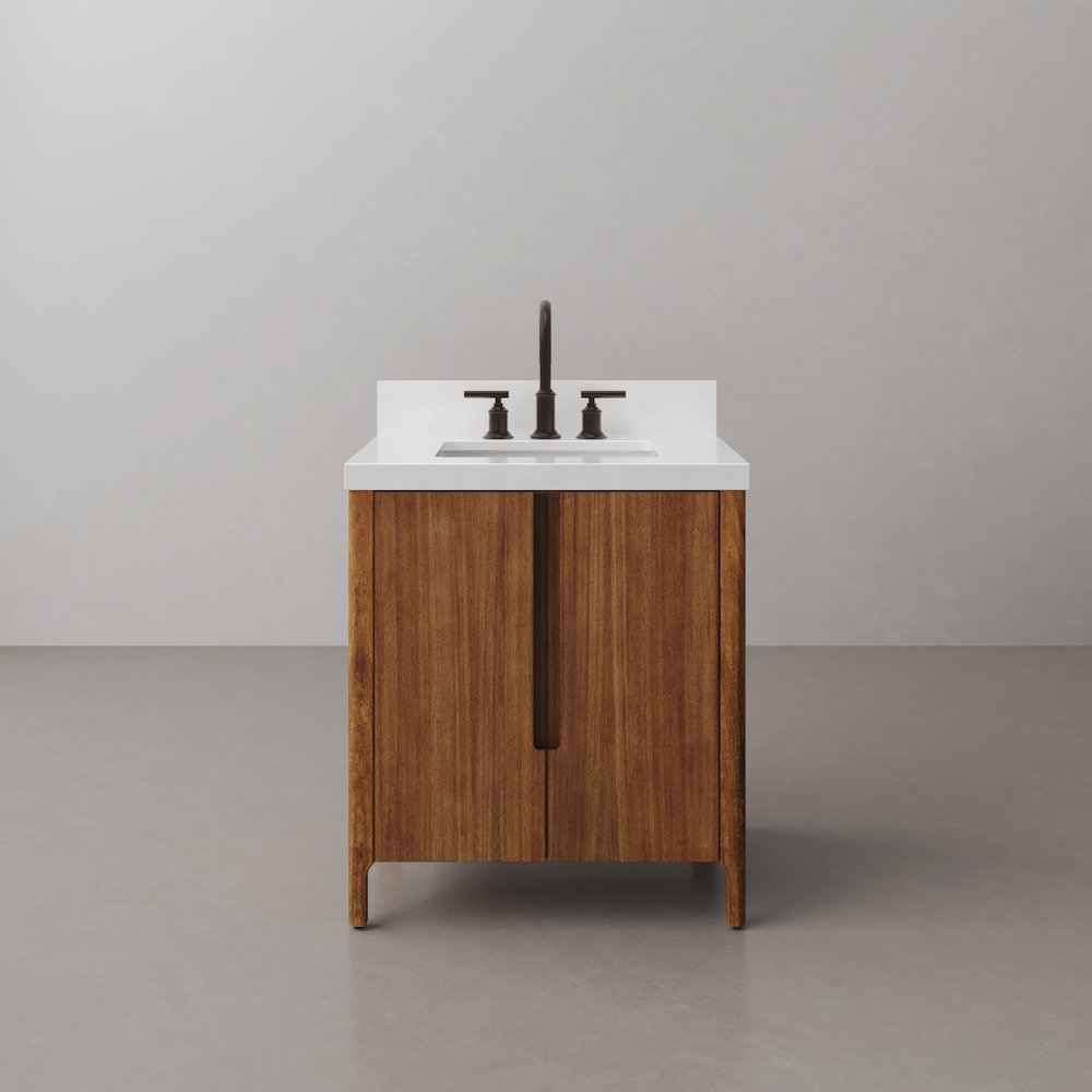 Sequoia 30 In. Single Sink Whitebrook Quartz Countertop Bath Vanity. Picture 1