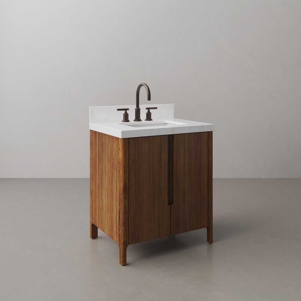 Sequoia 30 In. Single Sink Whitebrook Quartz Countertop Bath Vanity. Picture 4