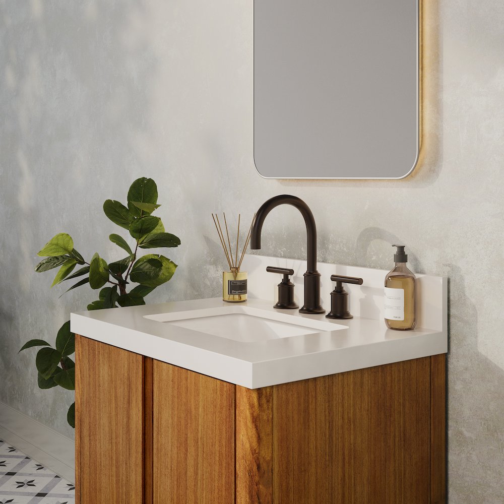 Sequoia 30 In. Single Sink Whitebrook Quartz Countertop Bath Vanity. Picture 12