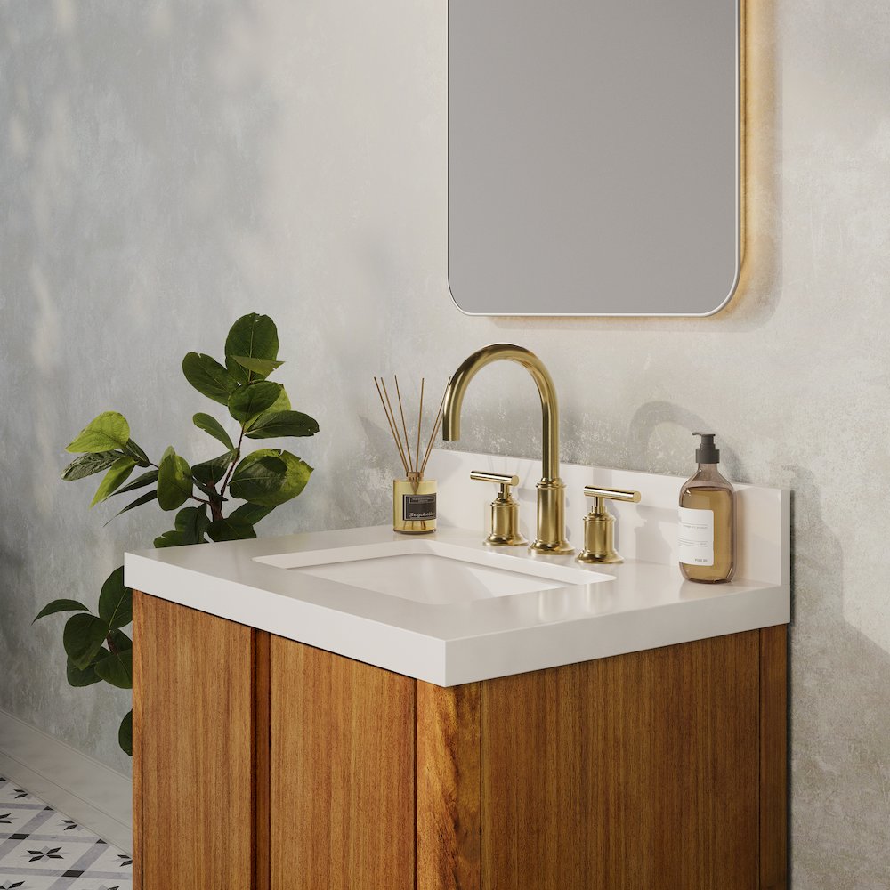 Sequoia 30 In. Single Sink Whitebrook Quartz Countertop Bath Vanity. Picture 12