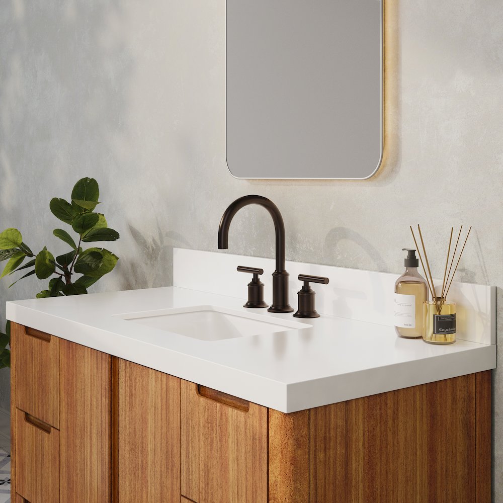Sequoia 48 In. Single Sink Whitebrook Quartz Countertop Bath Vanity. Picture 9