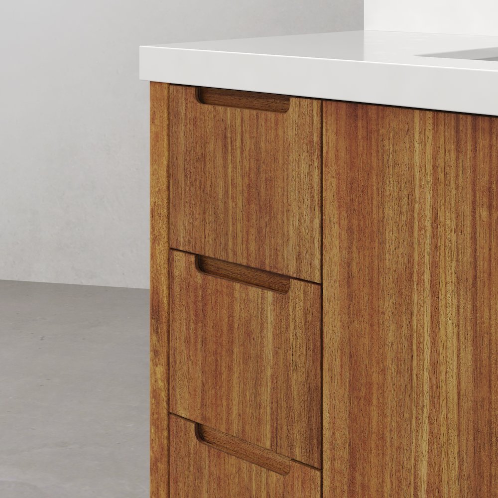 Sequoia 48 In. Single Sink Whitebrook Quartz Countertop Bath Vanity. Picture 10