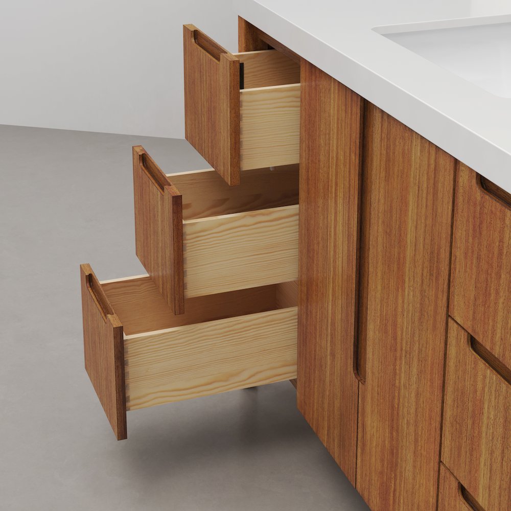 Sequoia 48 In. Single Sink Whitebrook Quartz Countertop Bath Vanity. Picture 14