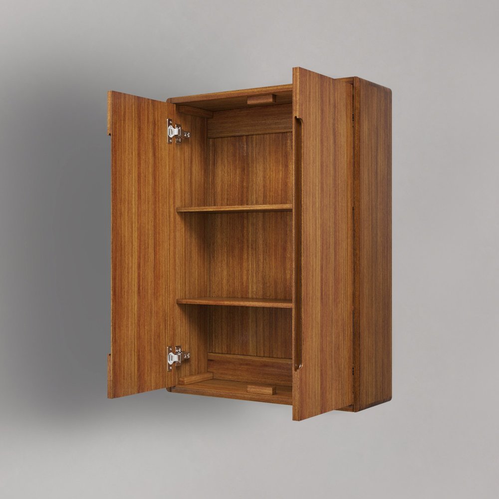 Bath Storage Wall Cabinet in Mangowood. Picture 5