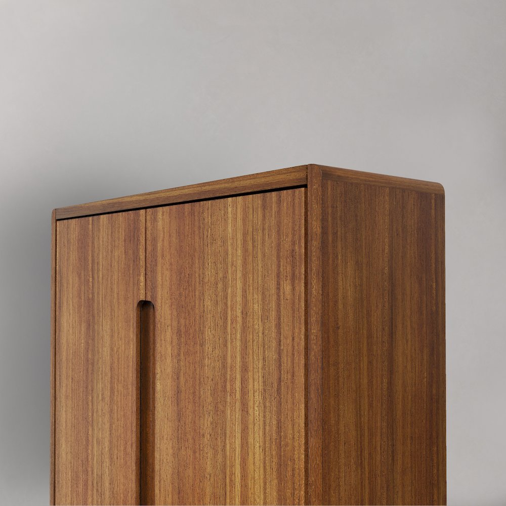 Bath Storage Wall Cabinet in Mangowood. Picture 8
