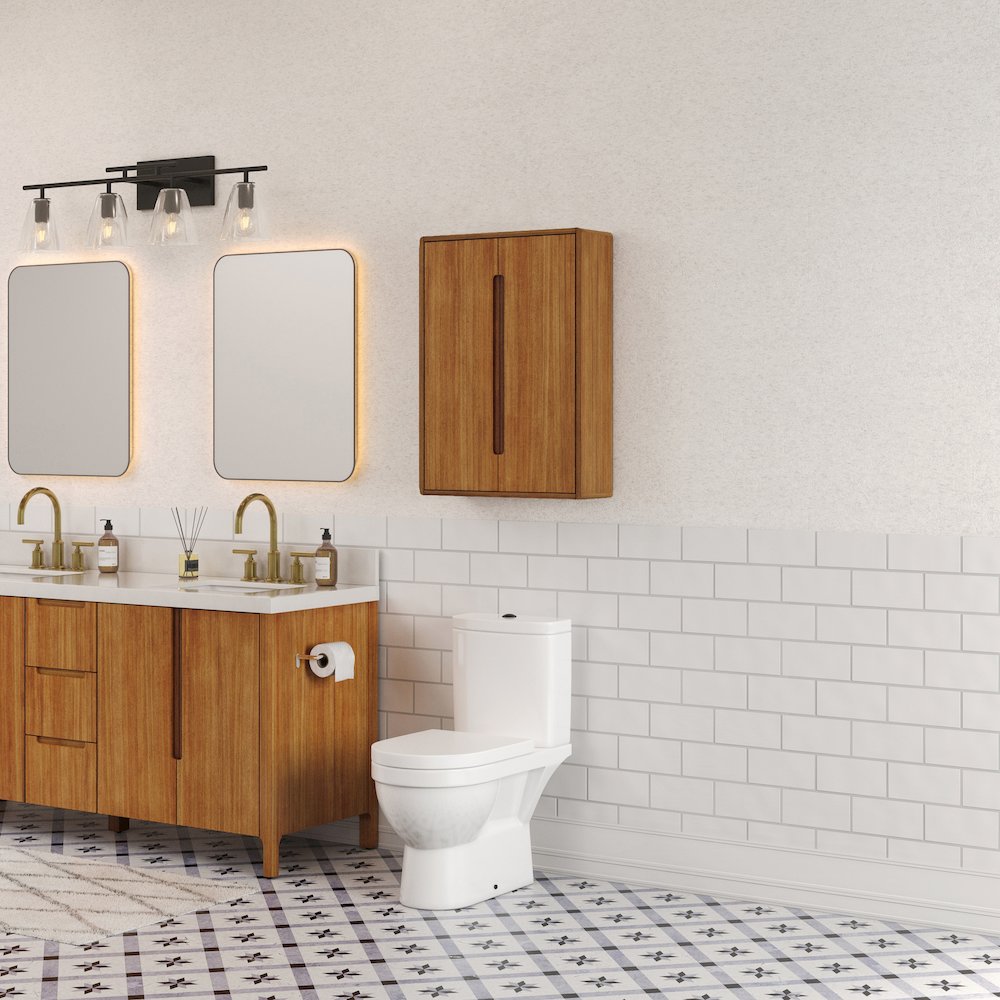 Bath Storage Wall Cabinet in Mangowood. Picture 13