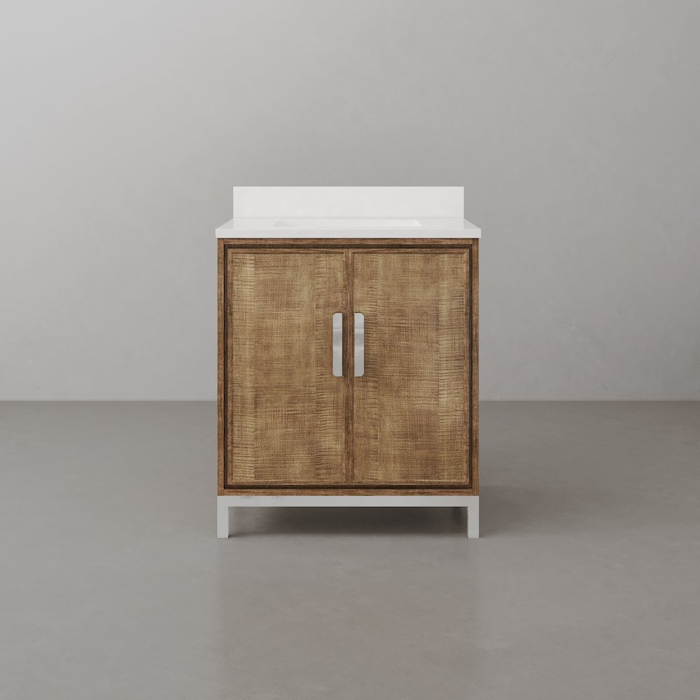 Westin 30 In. Single Sink Whitebrook Quartz Countertop Bath Vanity. Picture 1