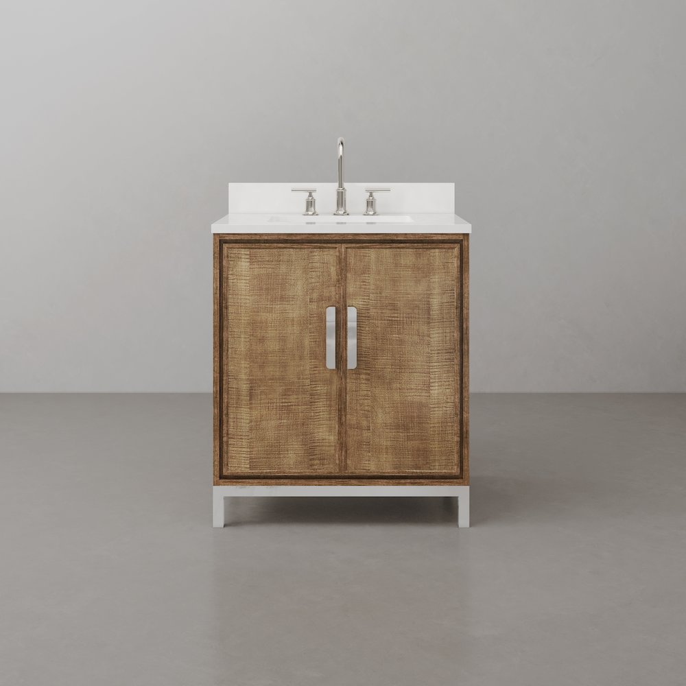 Westin 30 In. Single sink Whitebrook Quartz Countertop Bath Vanity. Picture 1