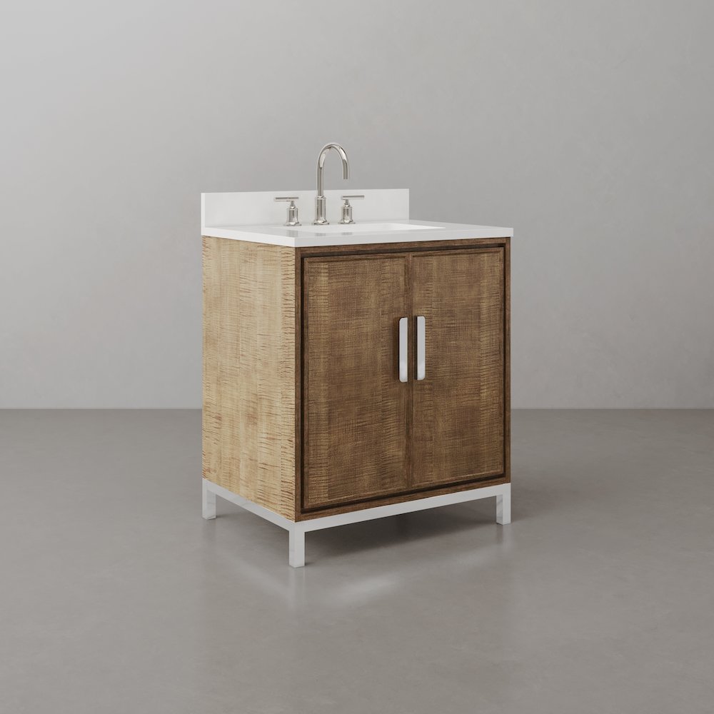 Westin 30 In. Single sink Whitebrook Quartz Countertop Bath Vanity. Picture 3