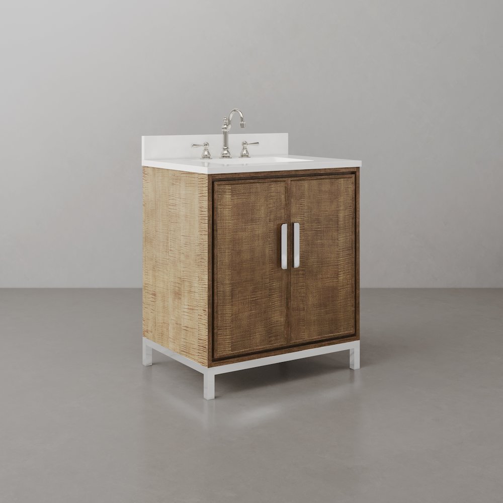 Westin 30 In. Single sink Whitebrook Quartz Countertop Bath Vanity. Picture 3