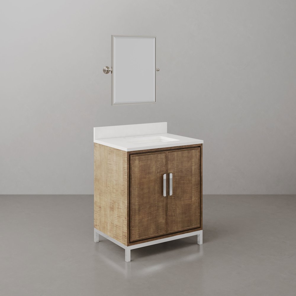 Westin 30 In. Single sink Whitebrook Quartz Countertop Bath Vanity. Picture 3