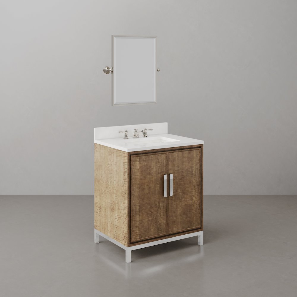 Westin 30 In. Single sink Whitebrook Quartz Countertop Bath Vanity. Picture 3