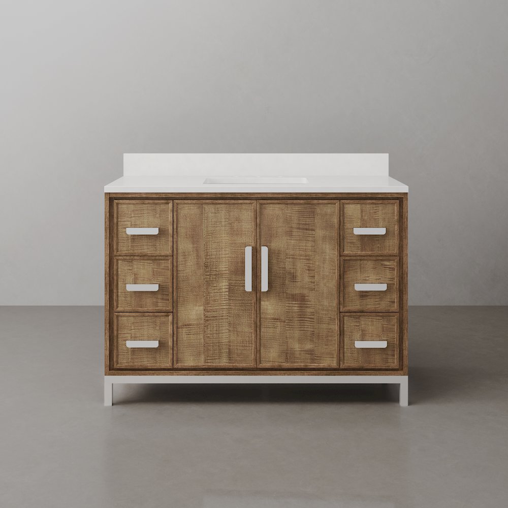 Westin 48 In. Single sink Whitebrook Quartz Countertop Bath Vanity. Picture 1