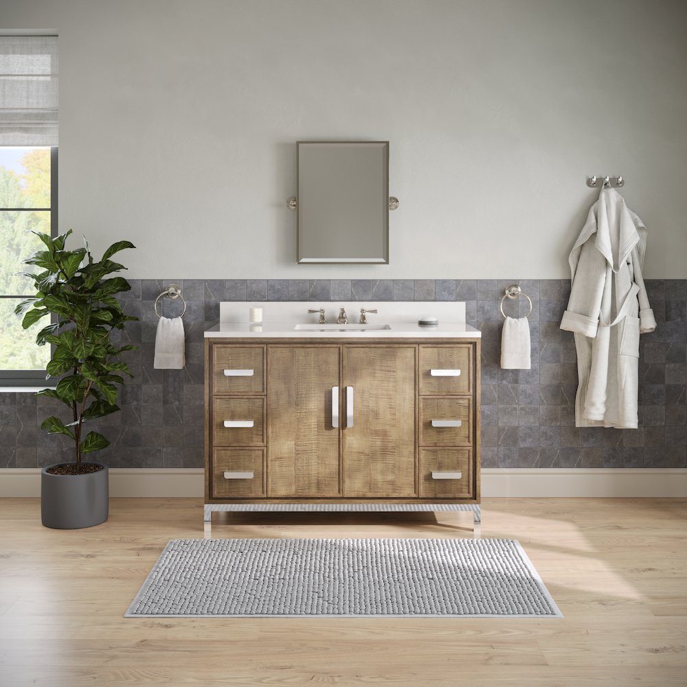 Westin 48 In. Single sink Whitebrook Quartz Countertop Bath Vanity. Picture 7