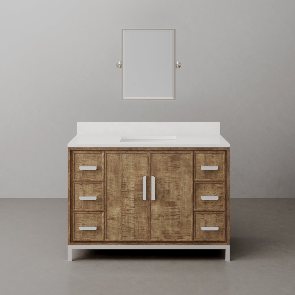 Westin 48 In. Single sink Whitebrook Quartz Countertop Bath Vanity. Picture 1