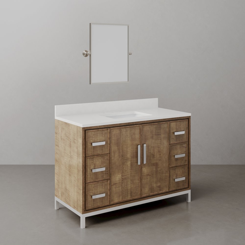 Westin 48 In. Single sink Whitebrook Quartz Countertop Bath Vanity. Picture 3