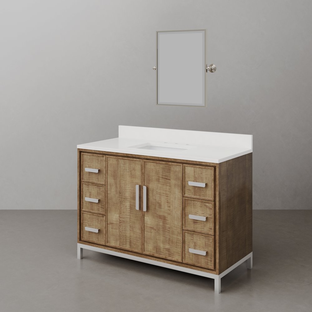 Westin 48 In. Single sink Whitebrook Quartz Countertop Bath Vanity. Picture 4