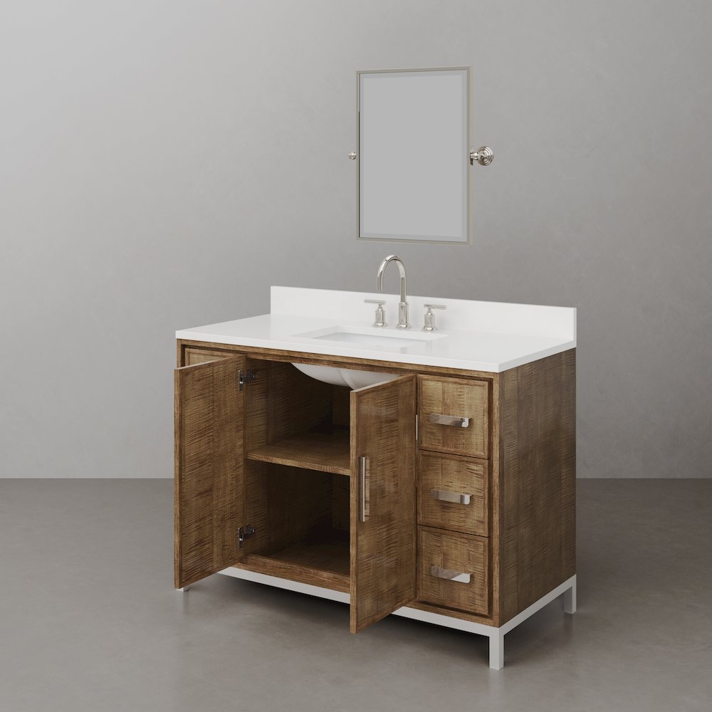 Westin 48 In. Single sink Whitebrook Quartz Countertop Bath Vanity. Picture 6