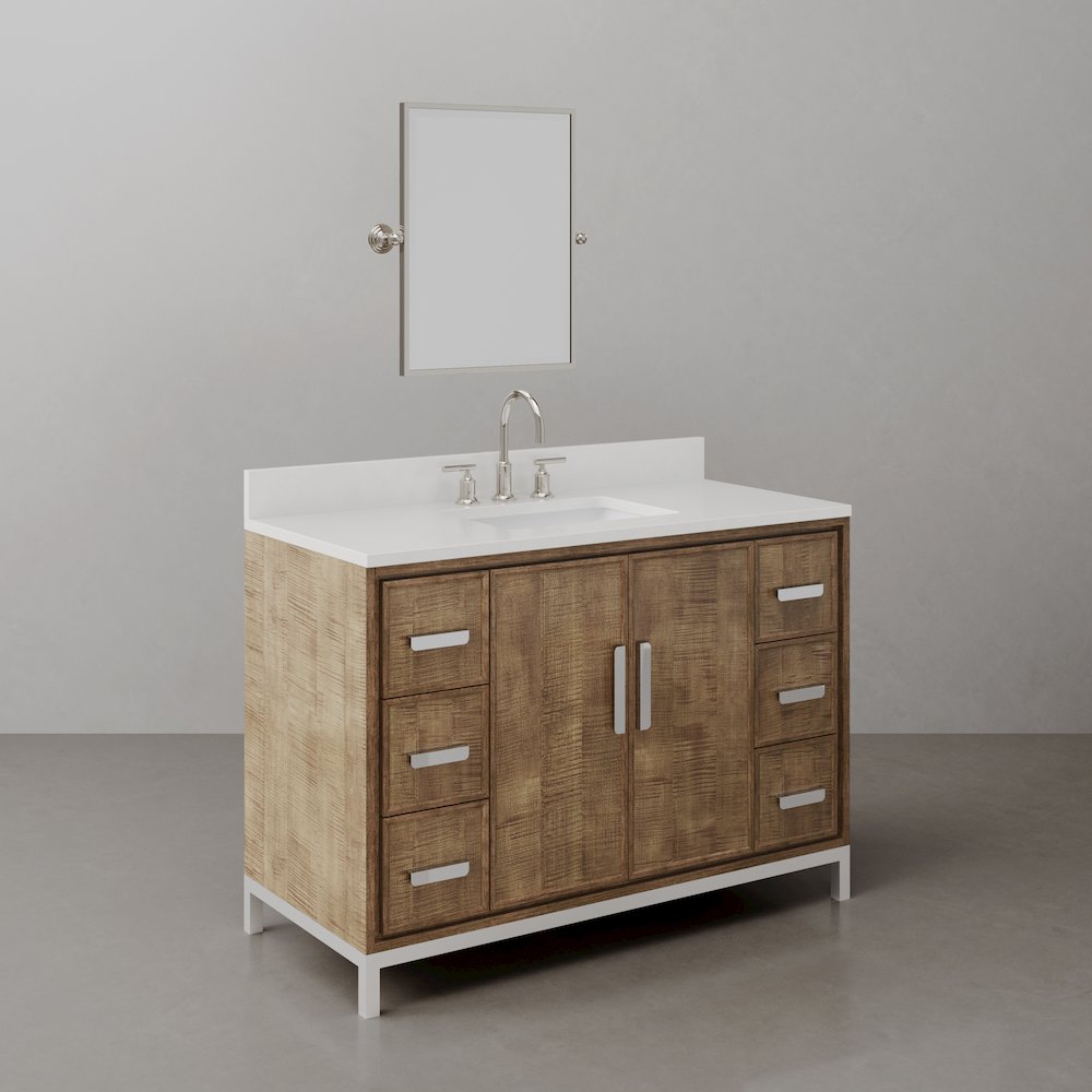 Westin 48 In. Single sink Whitebrook Quartz Countertop Bath Vanity. Picture 3