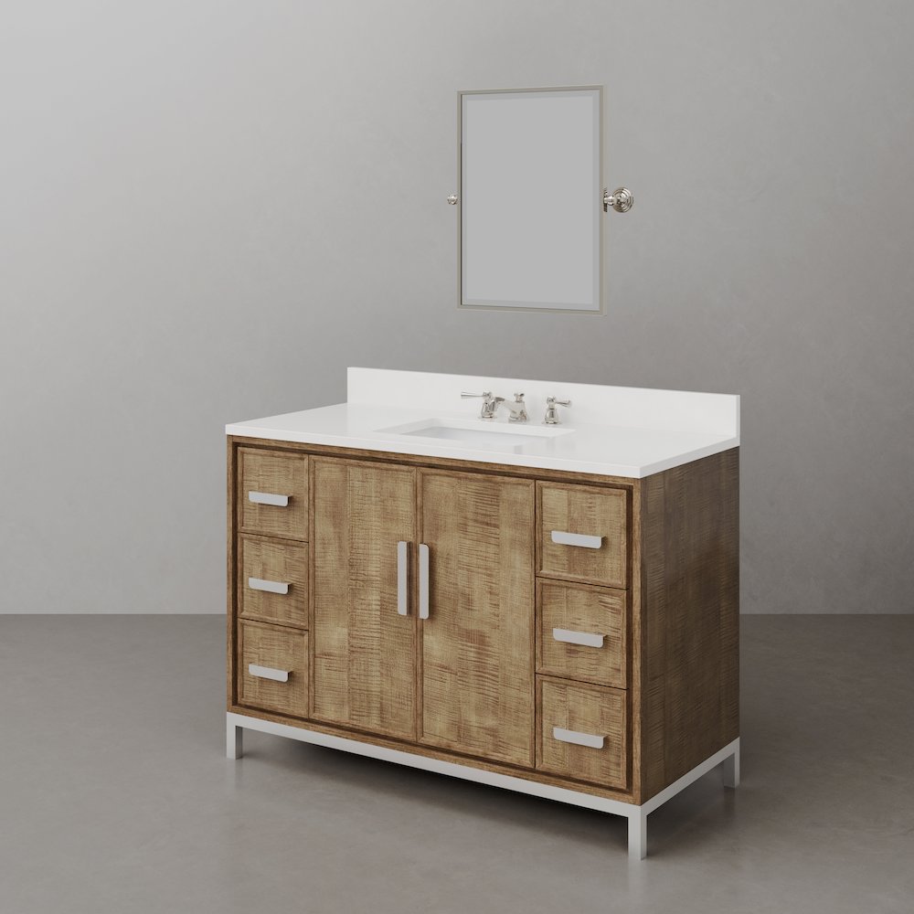 Westin 48 In. Single sink Whitebrook Quartz Countertop Bath Vanity. Picture 4
