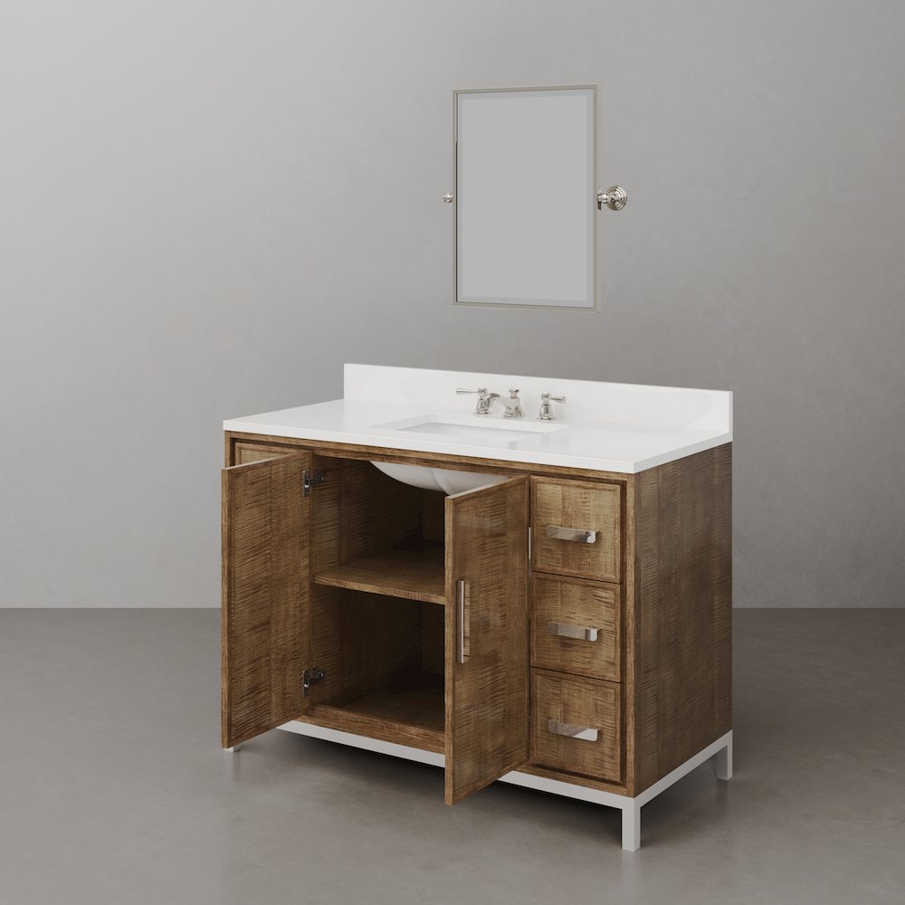 Westin 48 In. Single sink Whitebrook Quartz Countertop Bath Vanity. Picture 6