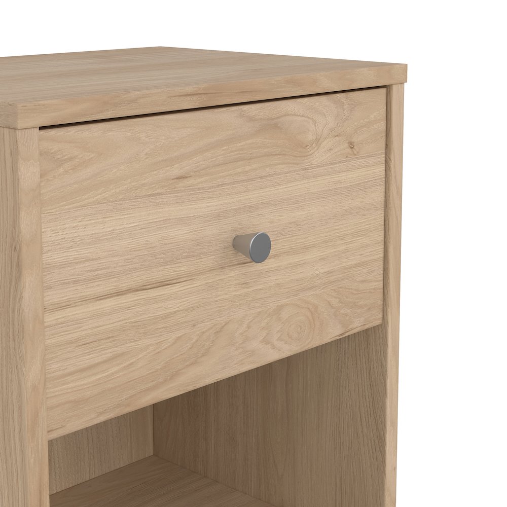 Portland 1 Drawer Nightstand - Set of 2, Jackson Hickory. Picture 6