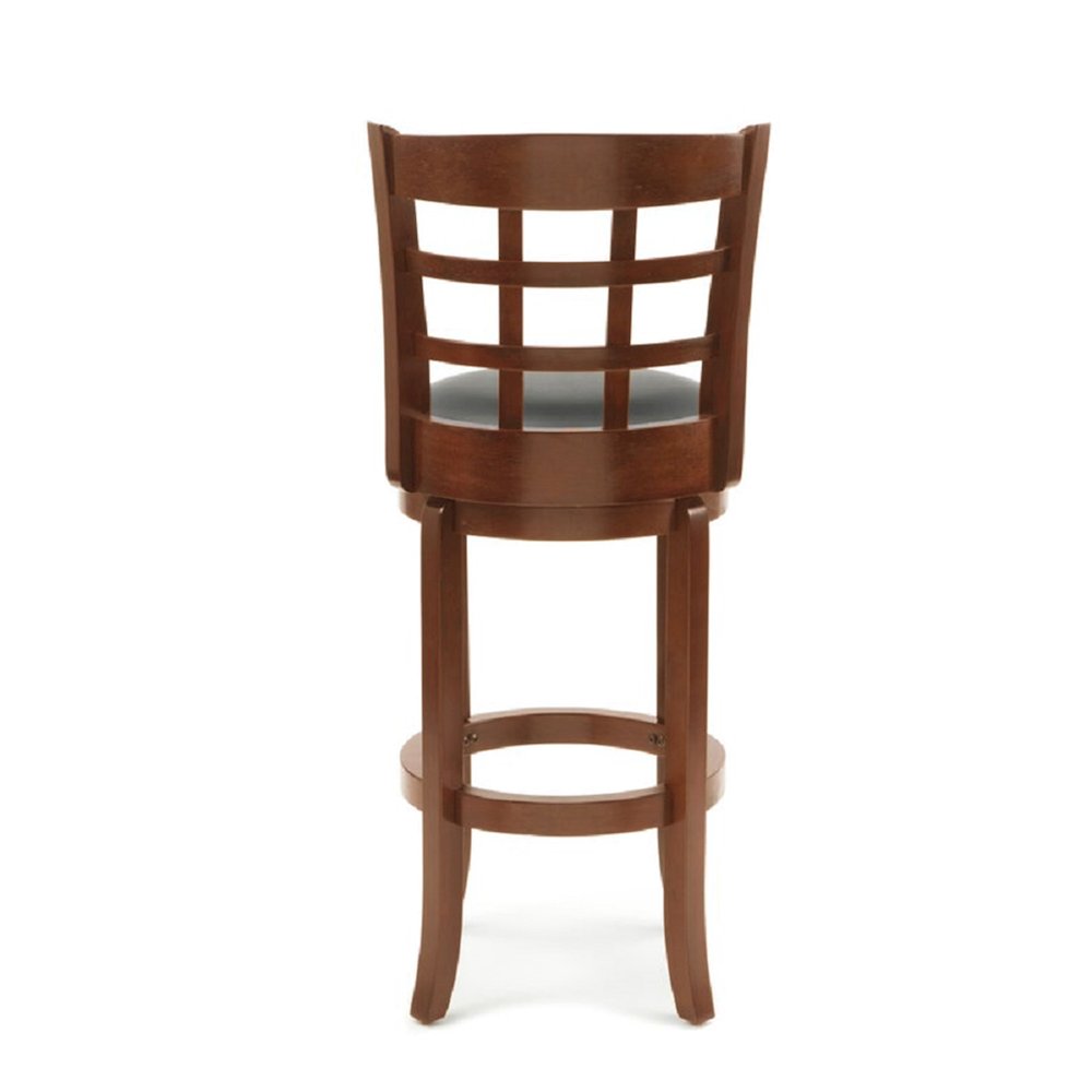 Kyoto Swivel Bar Stool - Cherry. Picture 5