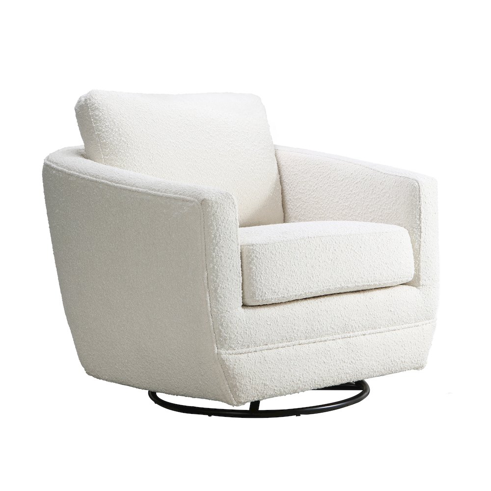 Gogh Swivel Chair in Dappled Grey. Picture 1