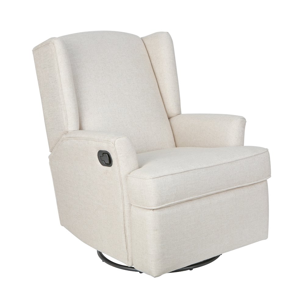 Hemingway Wingback Recliner in Canvas. Picture 2